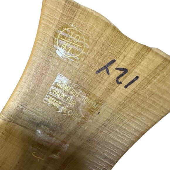 Chinese Laundry Carlie Clog Black Suede Wooden Shoe Women Size 10 Shearling - Picture 11 of 14